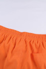 Orange Thermochromic Casual Sports Men's Shorts