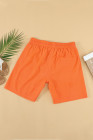 Orange Thermochrome Casual Sports Herren Shorts