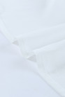 Blusa cruzada blanca con mangas de globo de talla grande