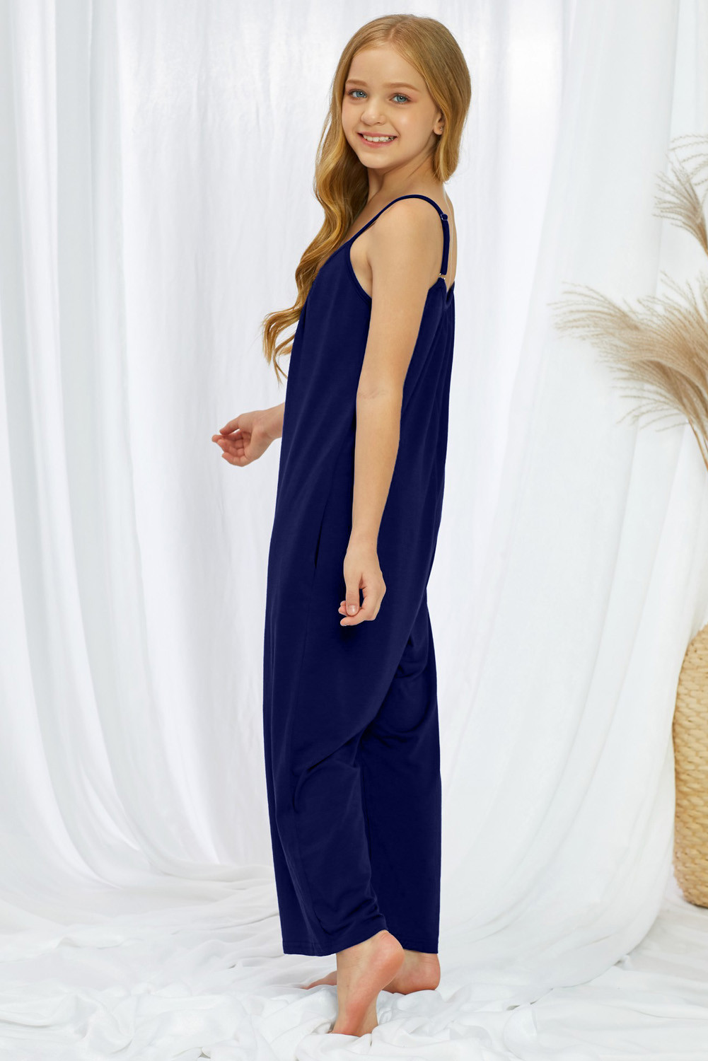 spaghetti strap jumpsuit