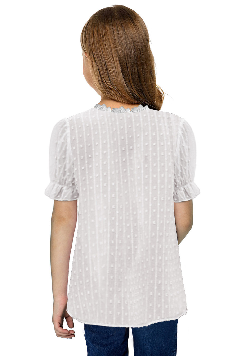 lace short sleeve top