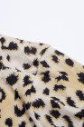 Cárdigan largo estampado leopardo