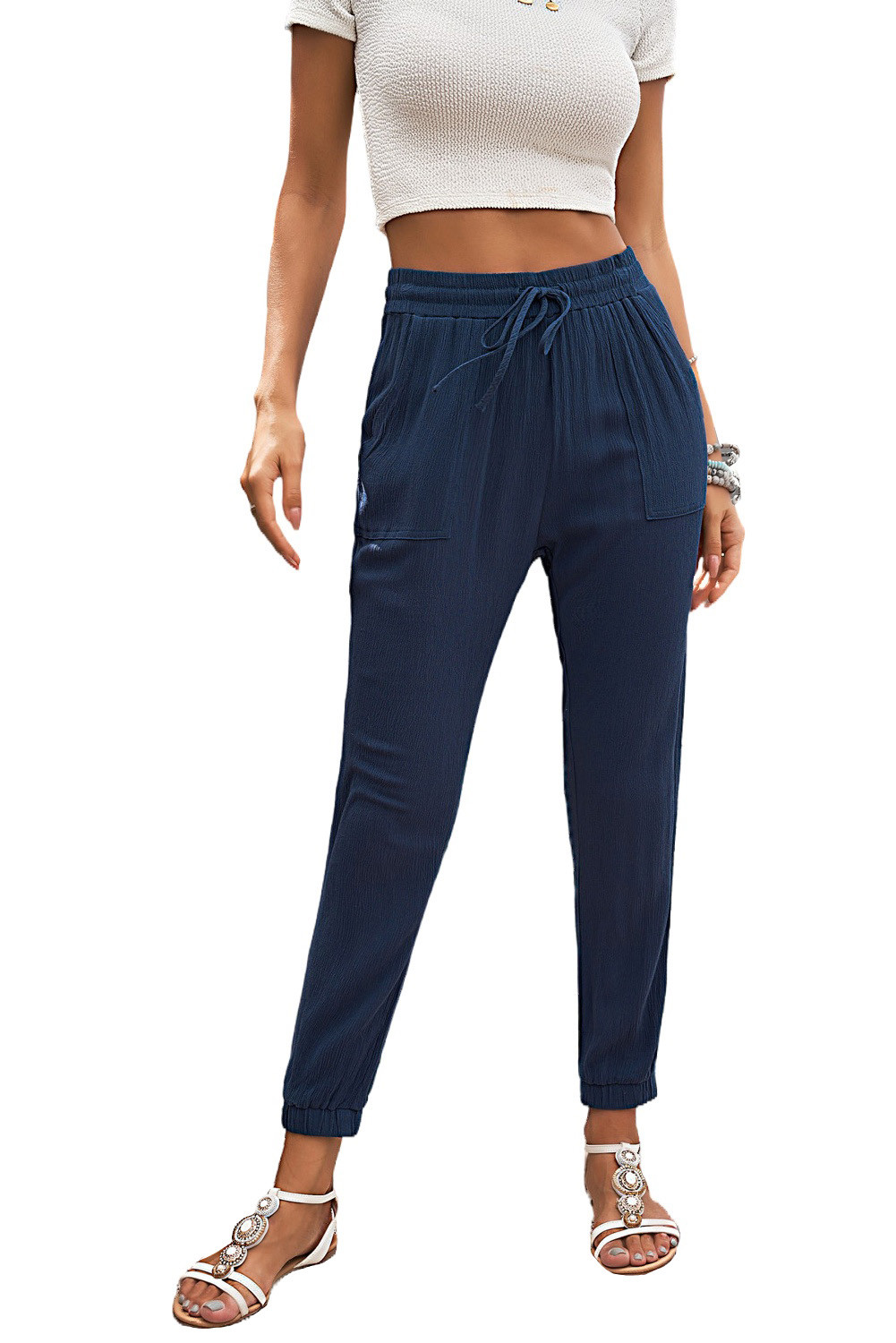 elastic waist joggers