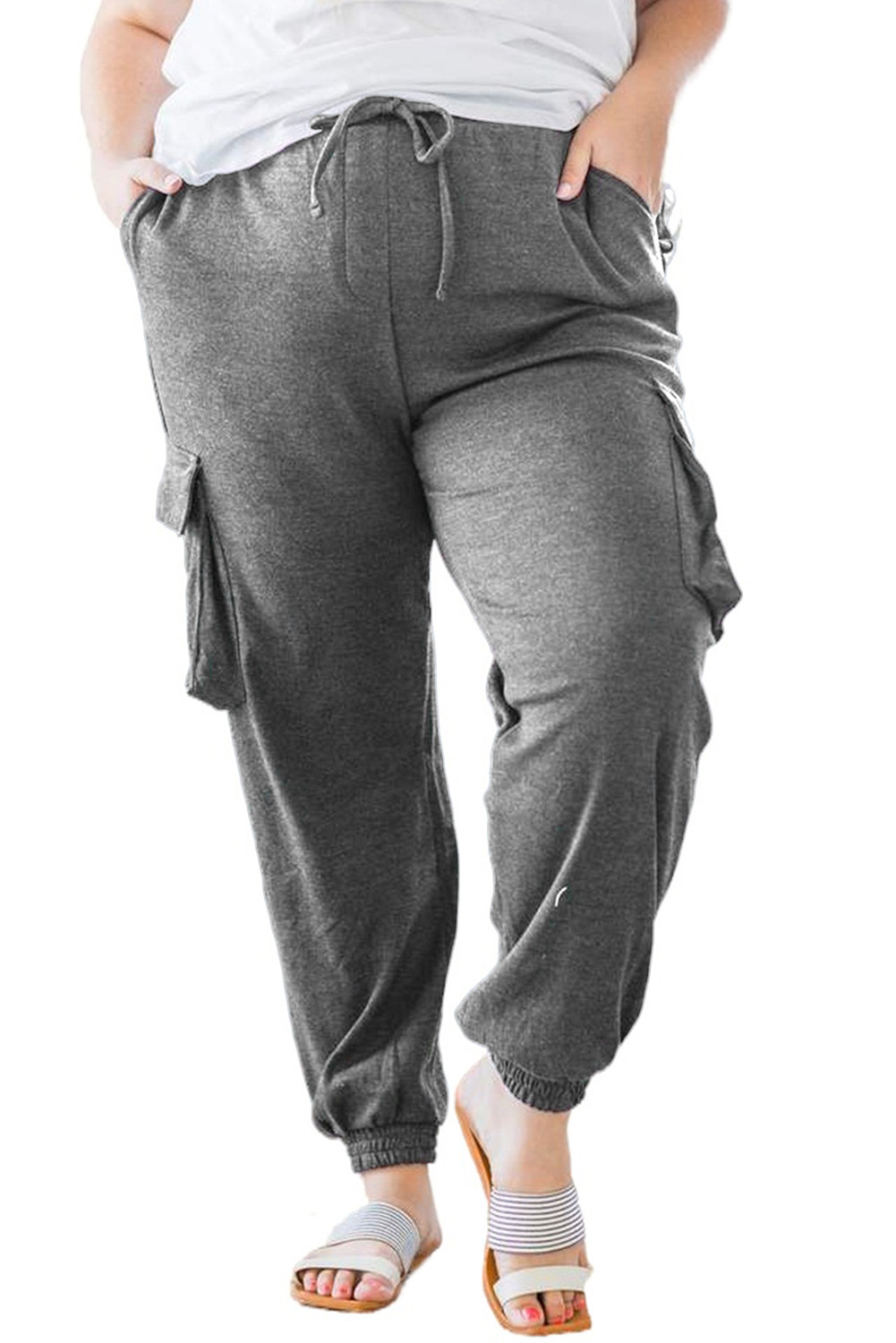 plus size jogger pants with pockets