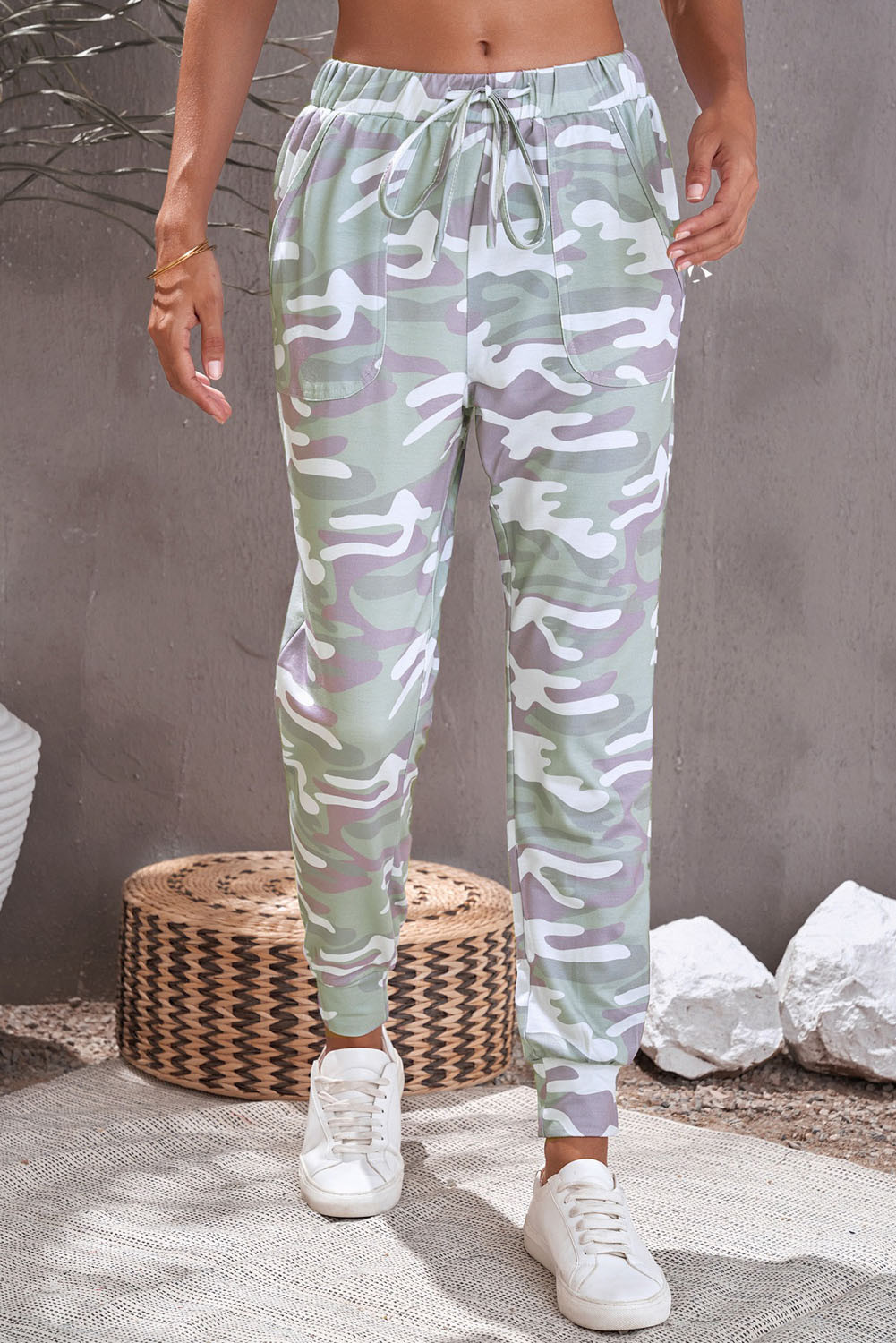 gray camo pants womens