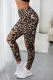Leopard Hollow Out Fitness Activewear Leggings