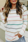 rainbow stripe sweater