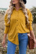 Yellow Corduroy Button Pocket Shirt