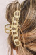 Retro Braided Chain Large Claw Hair Clip