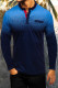 Blue Gradient Men's Polo Shirt