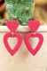 Valentine's Heart Shape Earrings