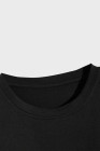 Black Short Sleeve Letter Graphic Print Men's T-shirt