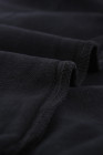 Черная контрастная джинсовая куртка с леопардовым принтом