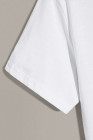 Weißes Herren-Grafik-T-Shirt mit USA-Flaggen-Print und Rundhalsausschnitt