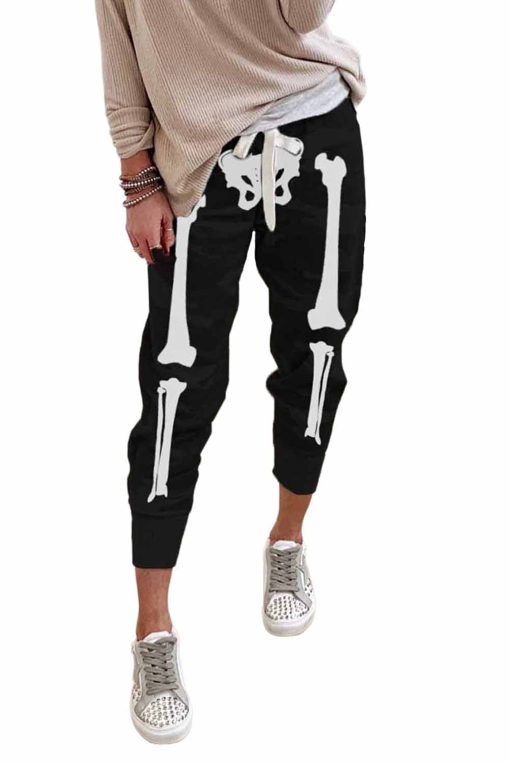 skeleton joggers womens