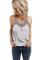 Asvivid Womens Summer Embroidered Sleeveless Cami Shirt Strappy V Neck Tank Tops Blouse S-2XL