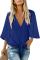 Blue Forever Tonight Button Down Tie Top