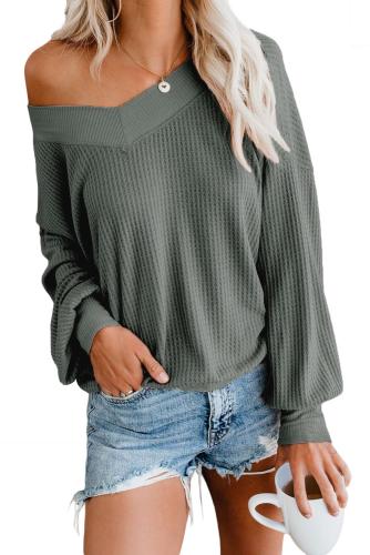Asvivid Womens Off the Shoulder Sweater Batwing Sleeve Oversized Knit Pullover Sweater Tops