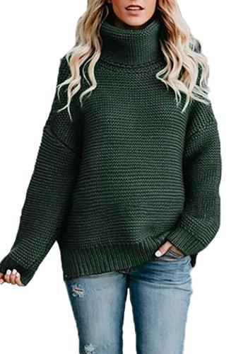 Asvivid Womens Turtleneck Long Sleeve Chunky Knit Pullover Sweater Tops