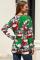 Asvivid Womens Ugly Christmas Holiday Sweatshirt Long Sleeve Zipper Pullover Tops
