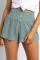 Sky Blue Crapy Banner Shorts