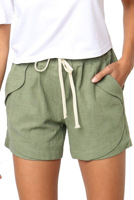Green Faylin Shorts