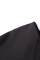 Black V Neck 3/4 Sleeve High Low Hem Shirt