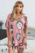 Pink Leopard Print Pajamas Set