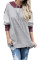 Gray Contrast Hoodie