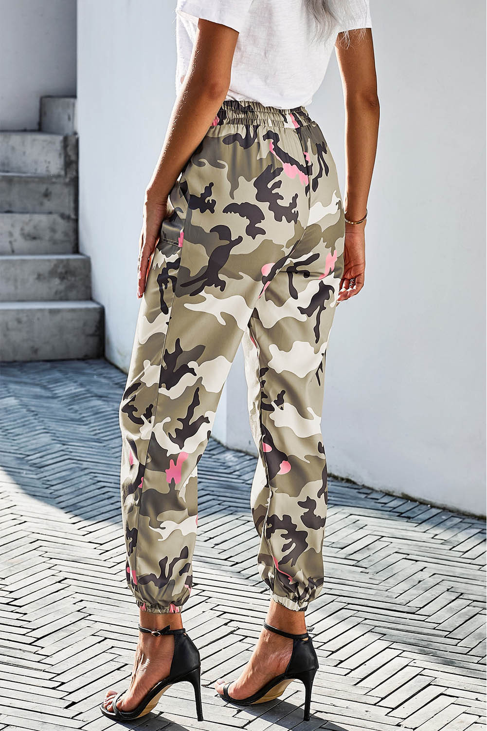 neon camo joggers
