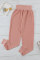 Pink Pocketed Cotton Joggers