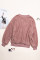 Pink Terry Thread Cashmere Sweatshirt