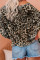 Leopard Pullover Long Sleeve Top
