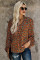 Brown Love You Boo Balloon Sleeve Blouse