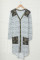 Camo Patchwork Long Striped Cardigan with Pockets
