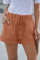 Orange Strive Pocketed Tencel Shorts
