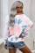 Pink Tie Dye Pullover Long Sleeve Top