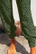 Green Breezy Leopard Joggers