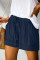 Blue Strive Pocketed Tencel Shorts