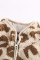 Leopard Sherpa Jacket Vest