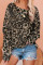 Leopard Pullover Long Sleeve Top