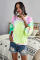 Multicolor Tie-dye Knit Sweatshirt