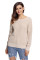 Aprioct Cross Back Hollow-out Sweater