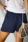 Dusty Blue Strive Pocketed Tencel Shorts