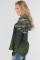 Multicolour Color Block Drawstring Hoodie