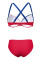 Star and Stripes Amrrican Flag Padded Push-up Bikini Set