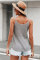Gray Knitted Cami Tank Top
