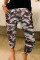 Pink Camouflage Casual Sports Pants
