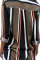 Black Brown Striped Modern Women Shirt
