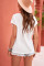 Beige Pocketed Tee with Side Slits